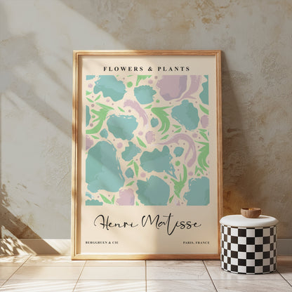 Premium Poster of Henri Matisse Inspired Flowers and Plants Art Posters