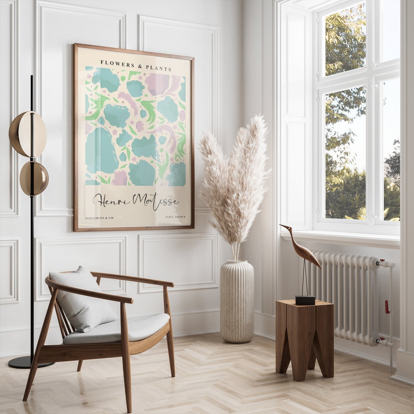Premium Poster of Henri Matisse Inspired Flowers and Plants Art Posters