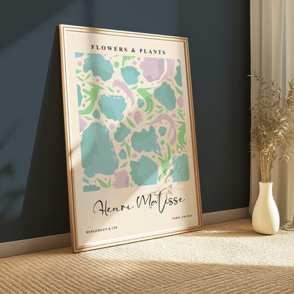Premium Poster of Henri Matisse Inspired Flowers and Plants Art Posters