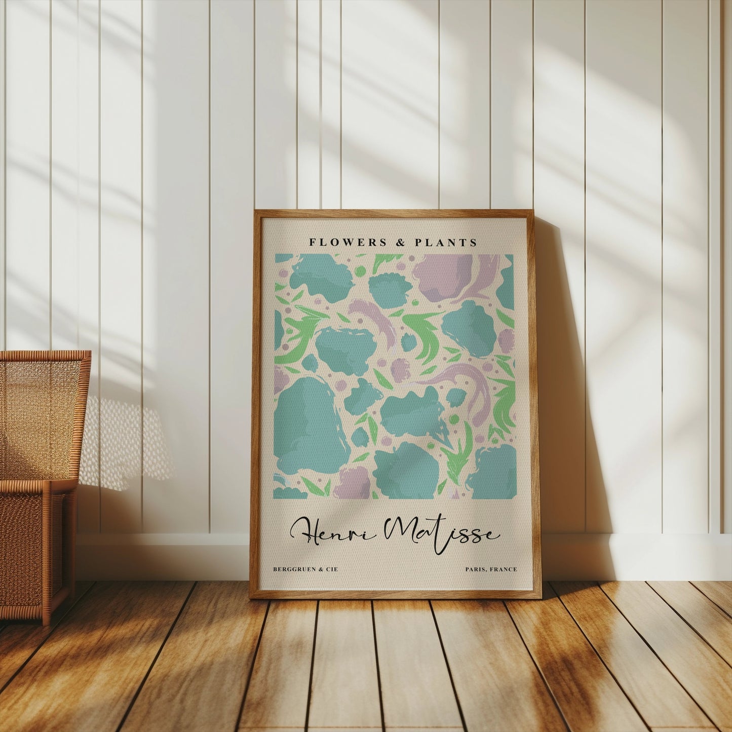 Premium Poster of Henri Matisse Inspired Flowers and Plants Art Posters