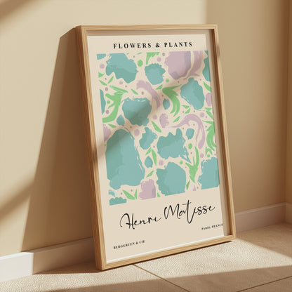 Premium Poster of Henri Matisse Inspired Flowers and Plants Art Posters