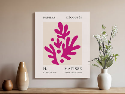 Premium Poster of Henri Matisse Papiers Decoupes Abstract Art Canvas Wraps