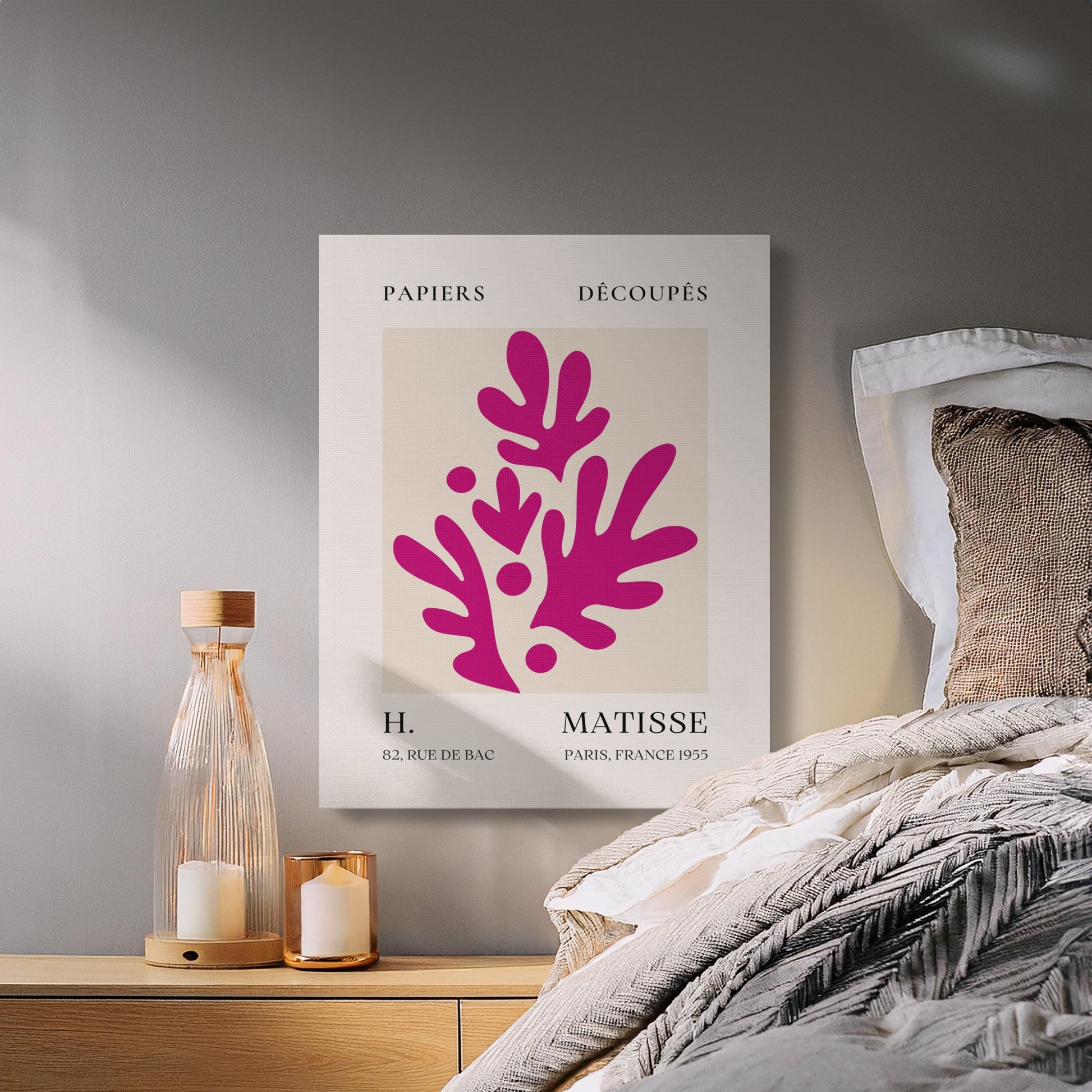 Premium Poster of Henri Matisse Papiers Decoupes Abstract Art Canvas Wraps