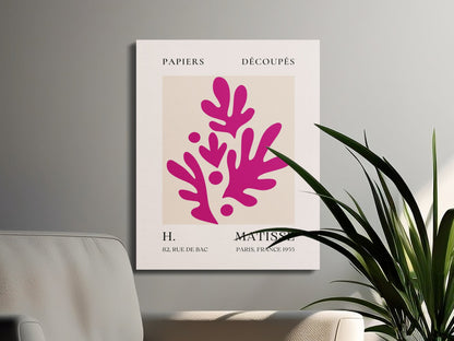 Premium Poster of Henri Matisse Papiers Decoupes Abstract Art Canvas Wraps