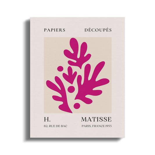 Premium Poster of Henri Matisse Papiers Decoupes Abstract Art Canvas Wraps