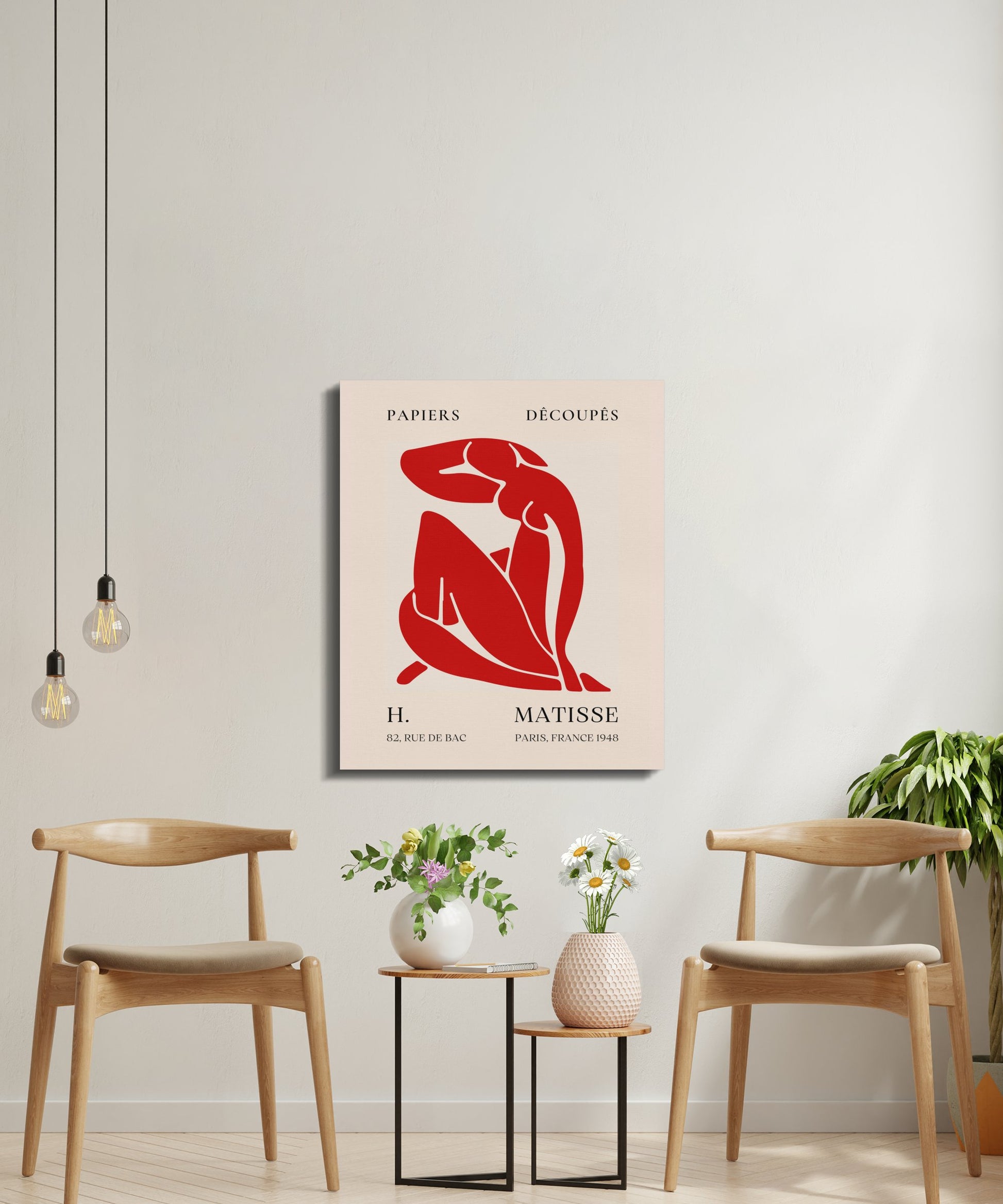 Premium Poster of Henri Matisse Papiers Decoupes Paris 1948 Canvas Wraps