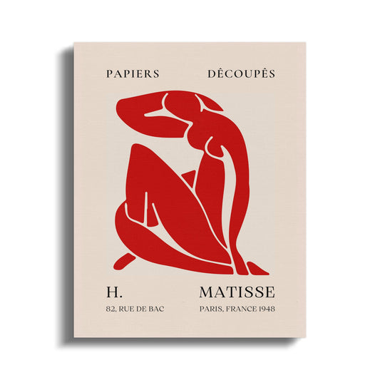 Premium Poster of Henri Matisse Papiers Decoupes Paris 1948 Canvas Wraps