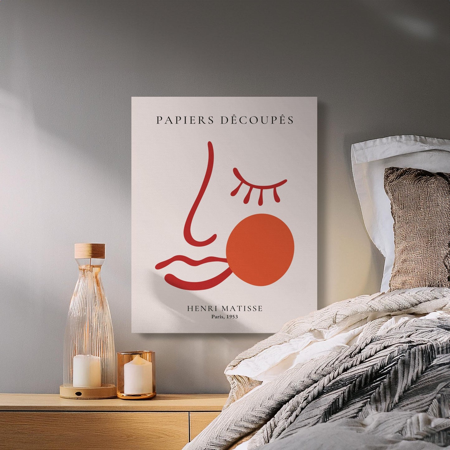 Premium Poster of Henri Matisse Papiers Decoupes Paris 1953 Canvas Wraps