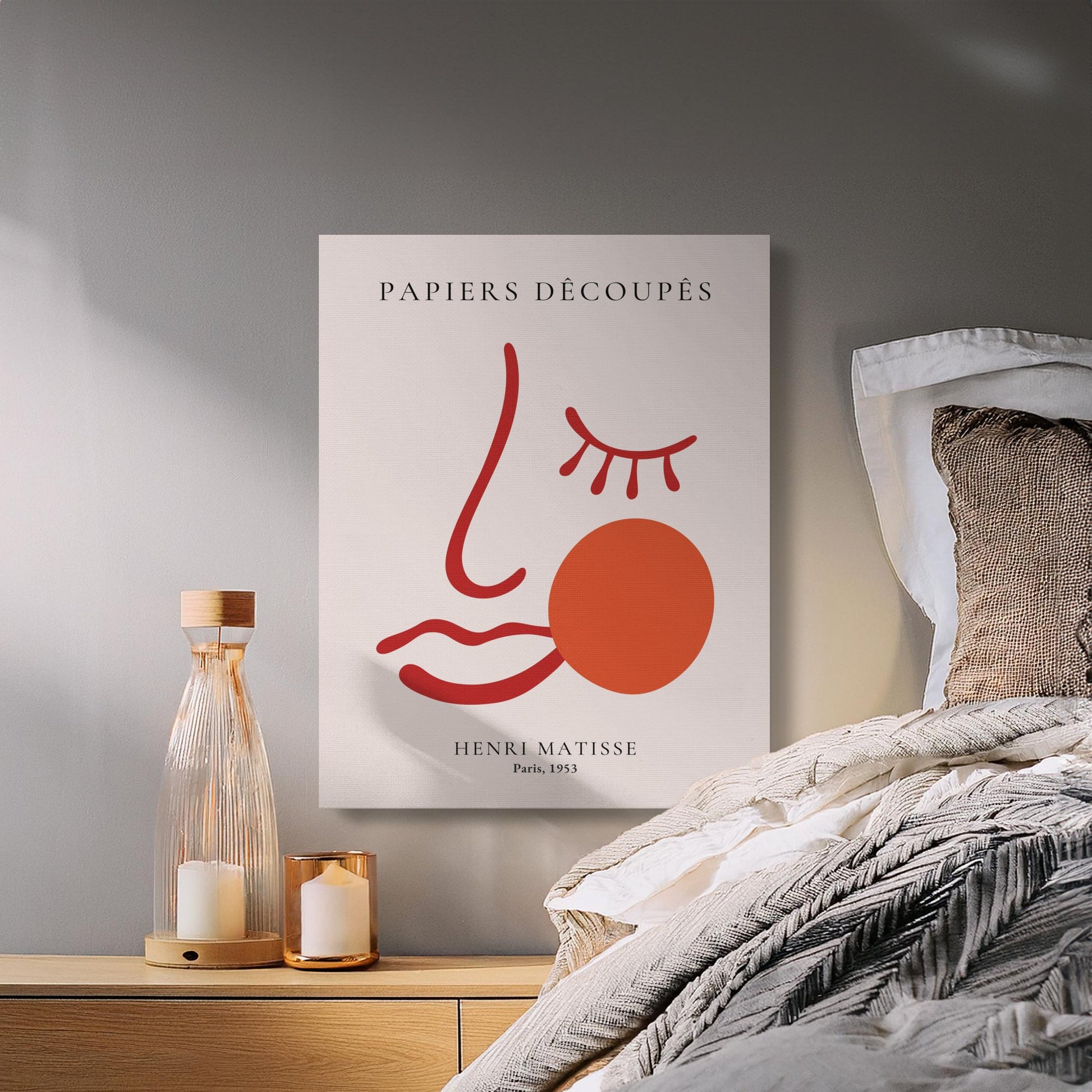 Premium Poster of Henri Matisse Papiers Decoupes Paris 1953 Canvas Wraps