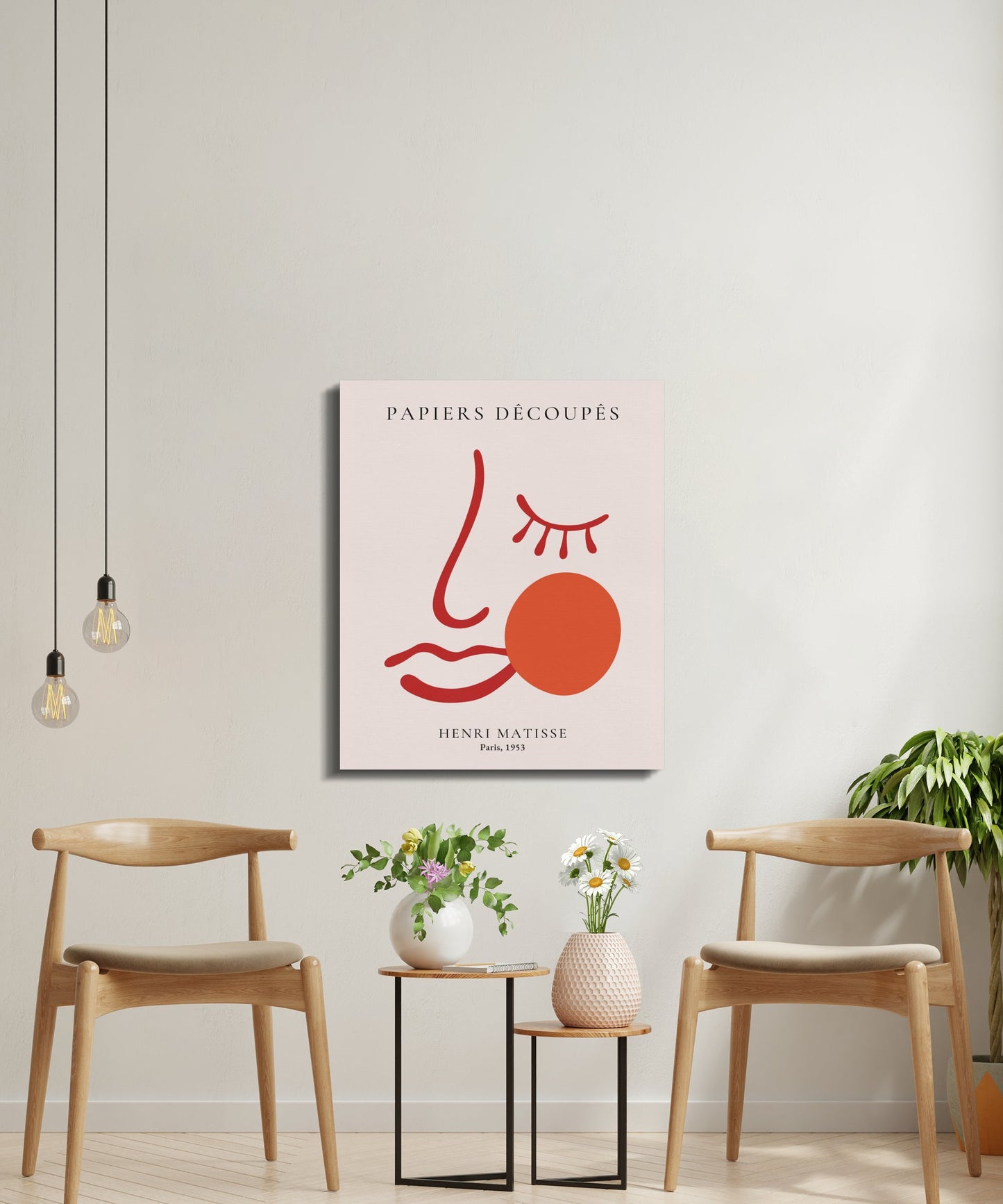 Premium Poster of Henri Matisse Papiers Decoupes Paris 1953 Canvas Wraps