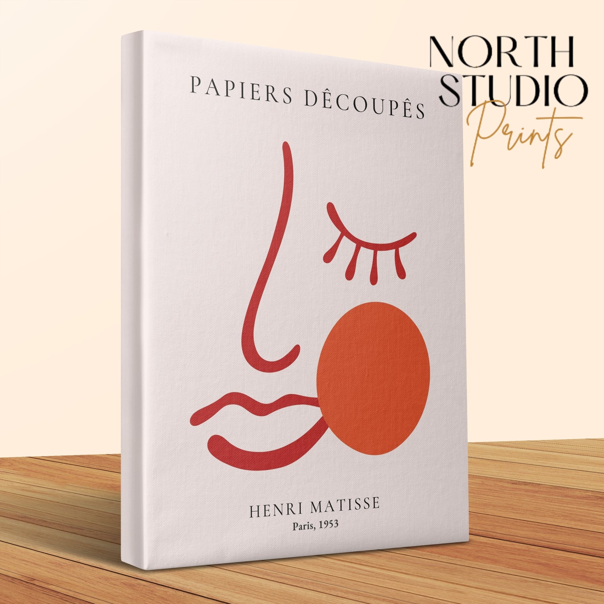 Premium Poster of Henri Matisse Papiers Decoupes Paris 1953 Canvas Wraps