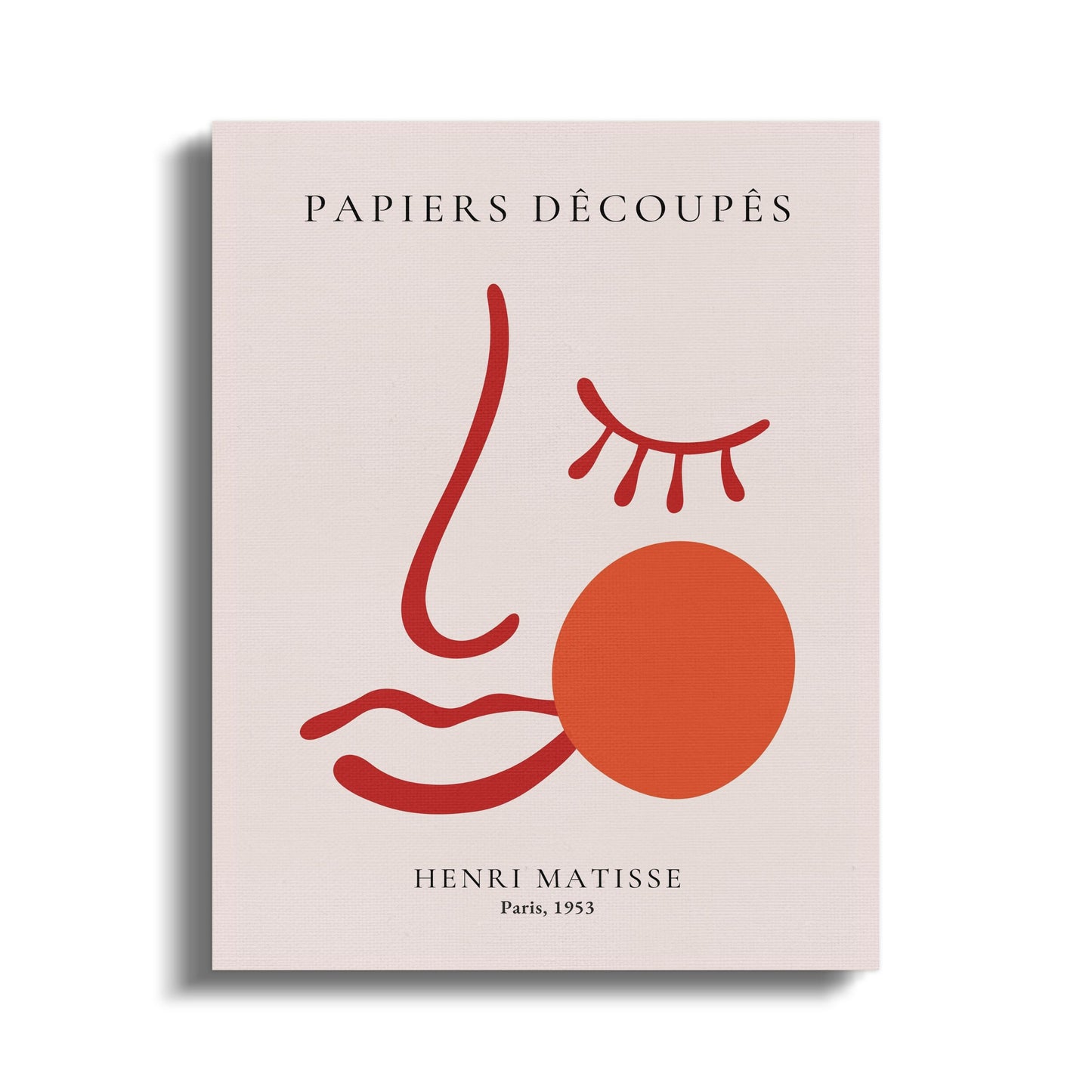 Premium Poster of Henri Matisse Papiers Decoupes Paris 1953 Canvas Wraps