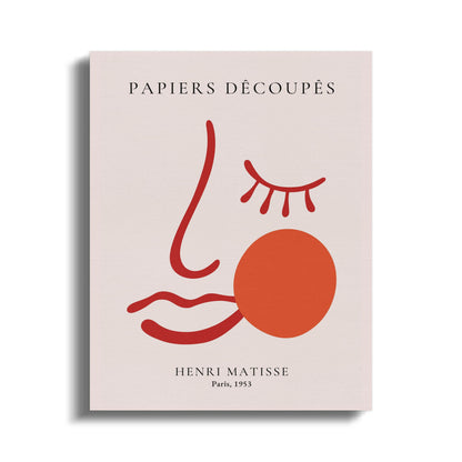 Premium Poster of Henri Matisse Papiers Decoupes Paris 1953 Canvas Wraps