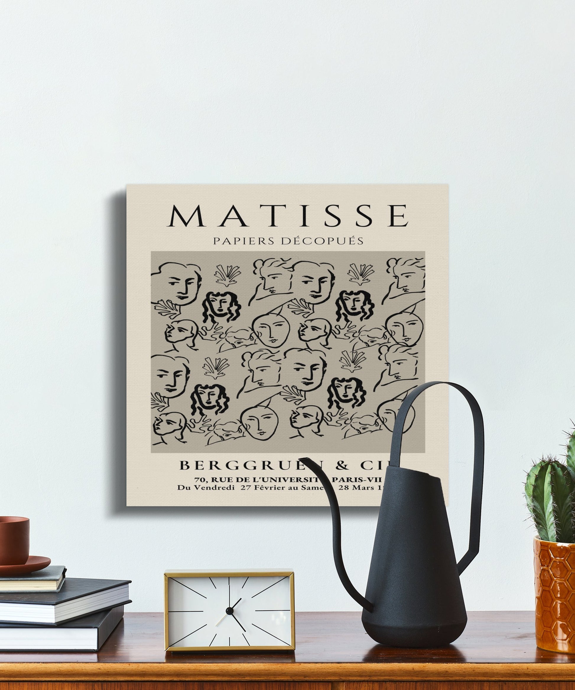 Premium Poster of Henri Matisse Papiers Decoupes Poster Canvas Wraps