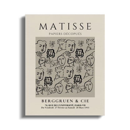 Premium Poster of Henri Matisse Papiers Decoupes Poster Canvas Wraps