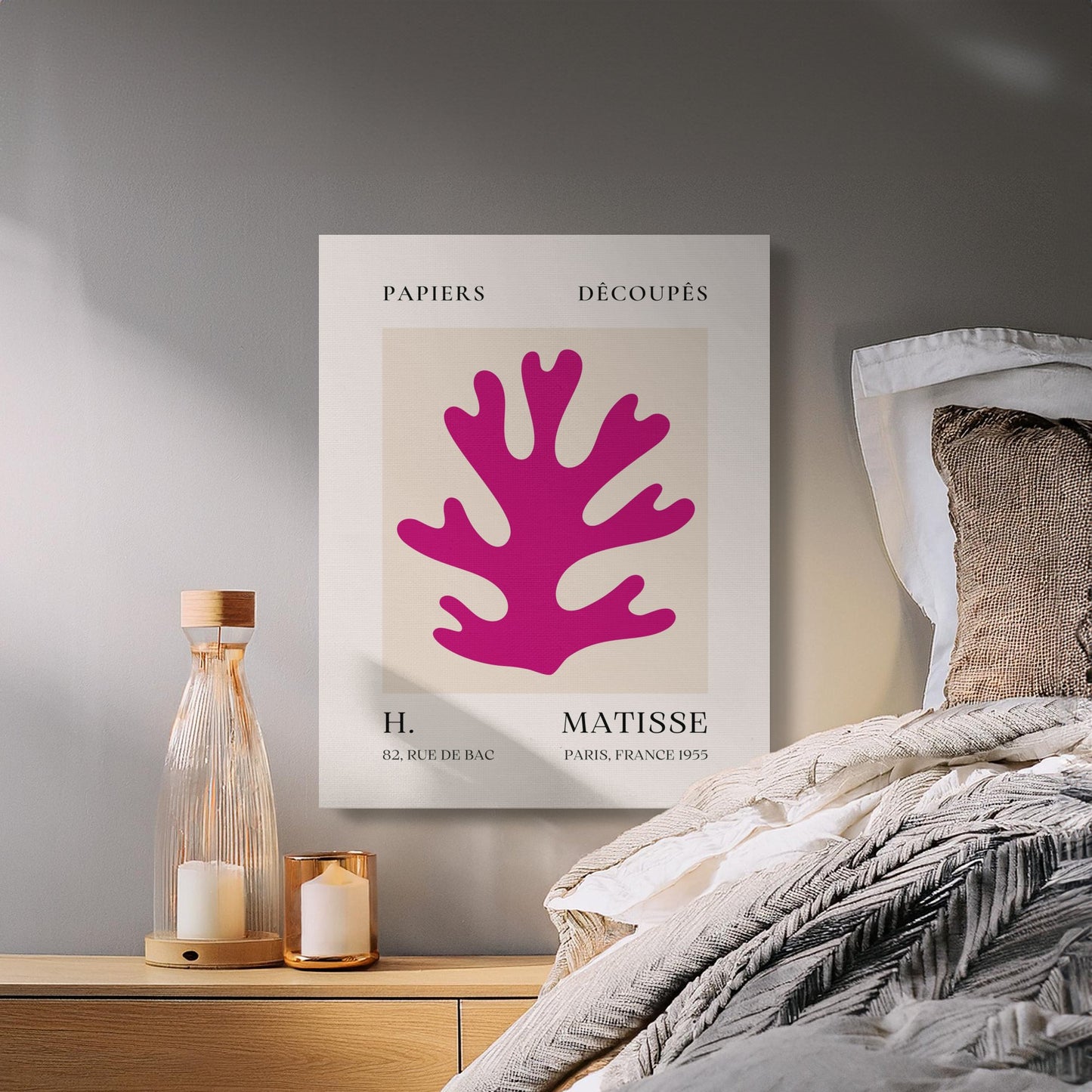 Premium Poster of Henri Matisse Paris Papiers Decoupes Canvas Wraps