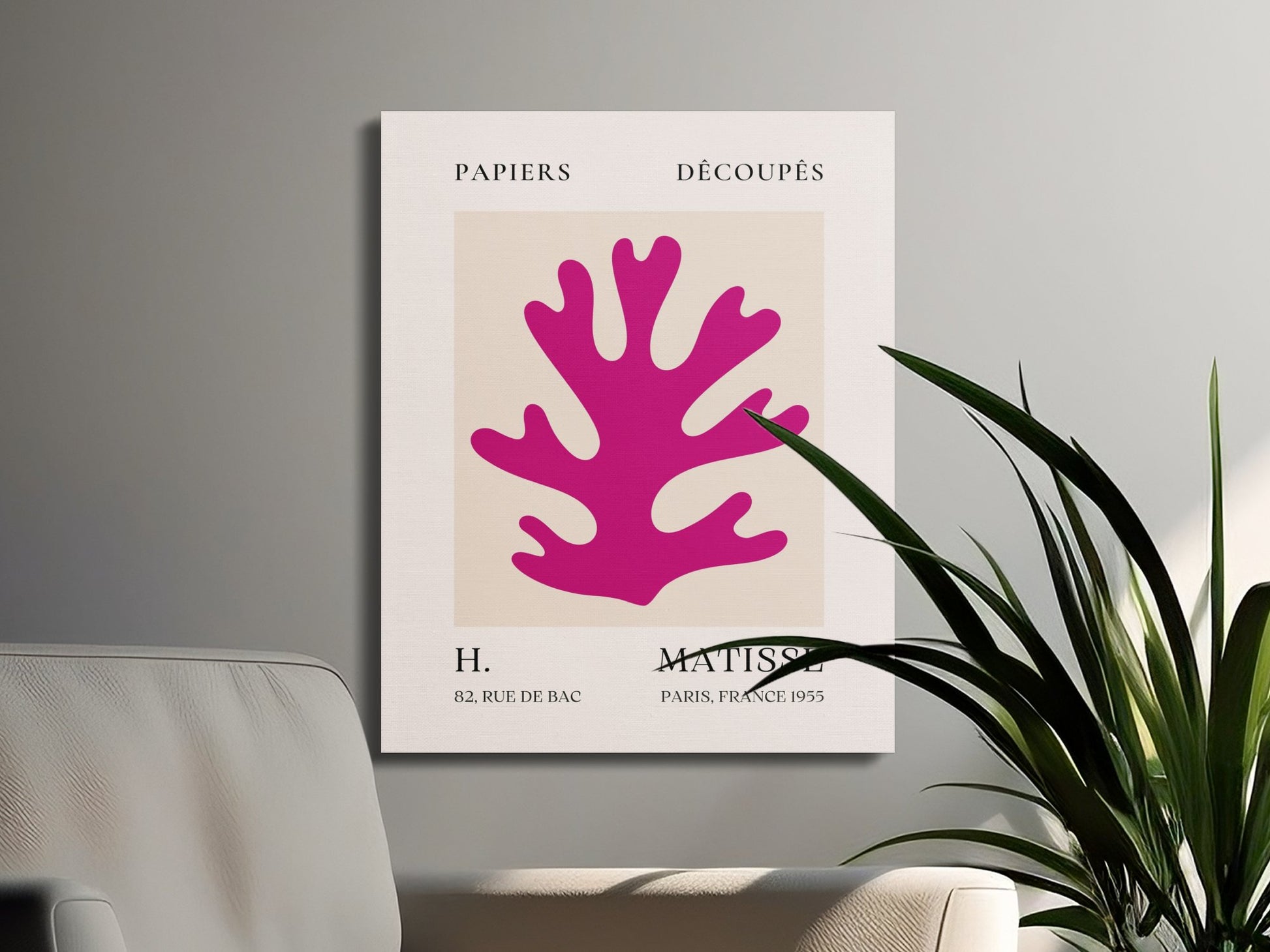 Premium Poster of Henri Matisse Paris Papiers Decoupes Canvas Wraps