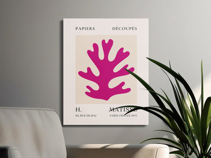 Premium Poster of Henri Matisse Paris Papiers Decoupes Canvas Wraps
