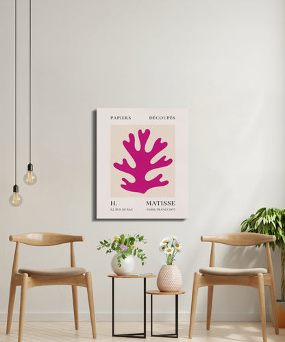 Premium Poster of Henri Matisse Paris Papiers Decoupes Canvas Wraps