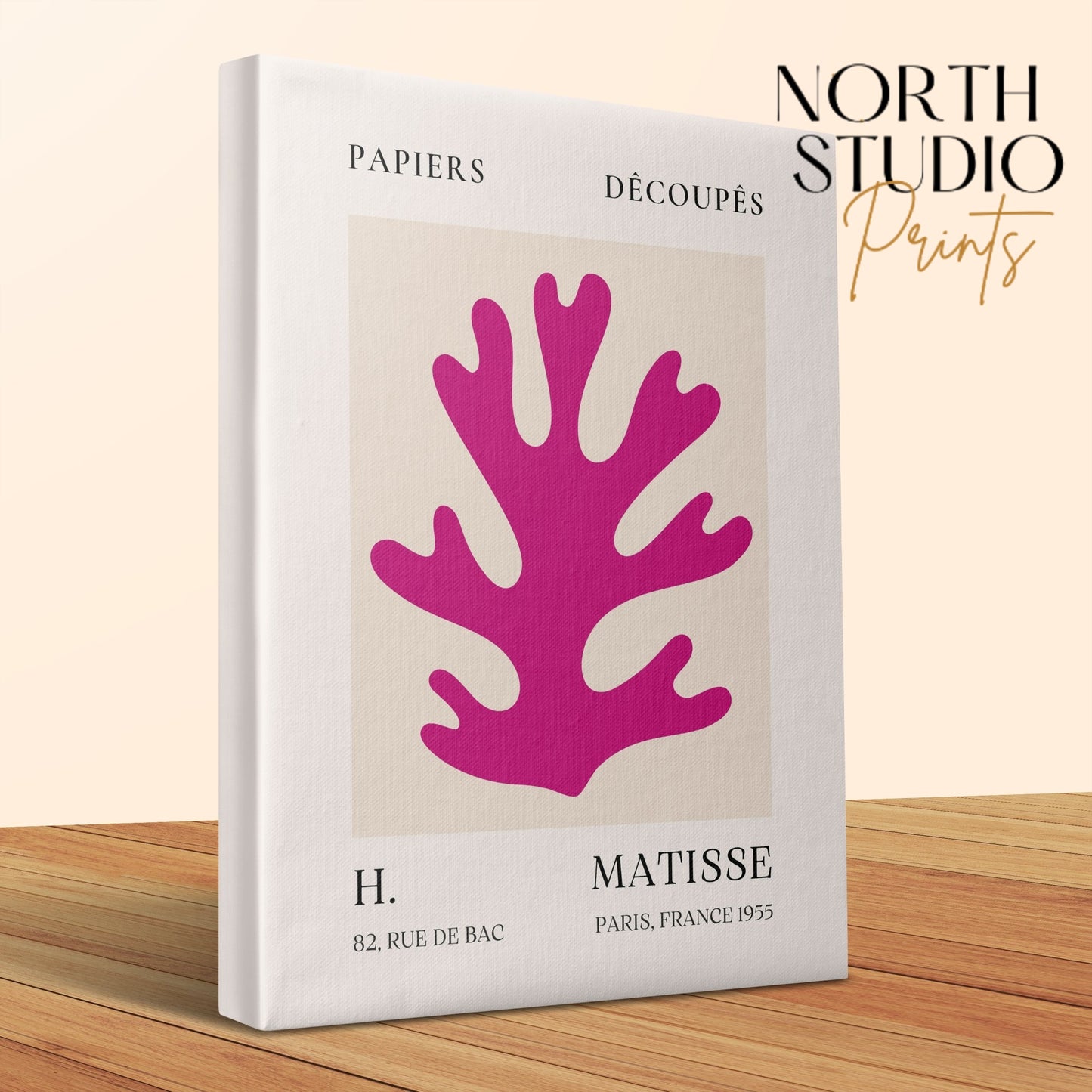 Premium Poster of Henri Matisse Paris Papiers Decoupes Canvas Wraps