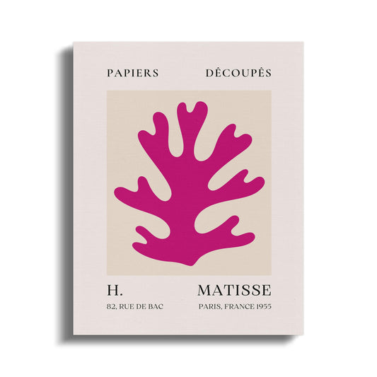 Premium Poster of Henri Matisse Paris Papiers Decoupes Canvas Wraps