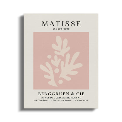 Premium Poster of Henri Matisse The Cut-Outs Inspired Canvas Wraps