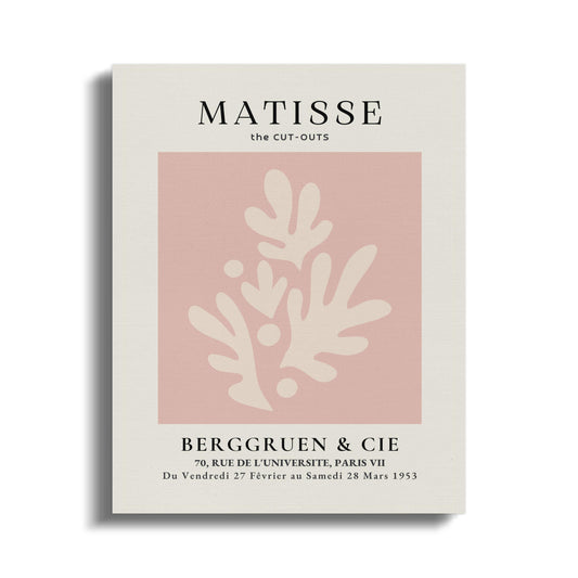 Premium Poster of Henri Matisse The Cut-Outs Inspired Canvas Wraps