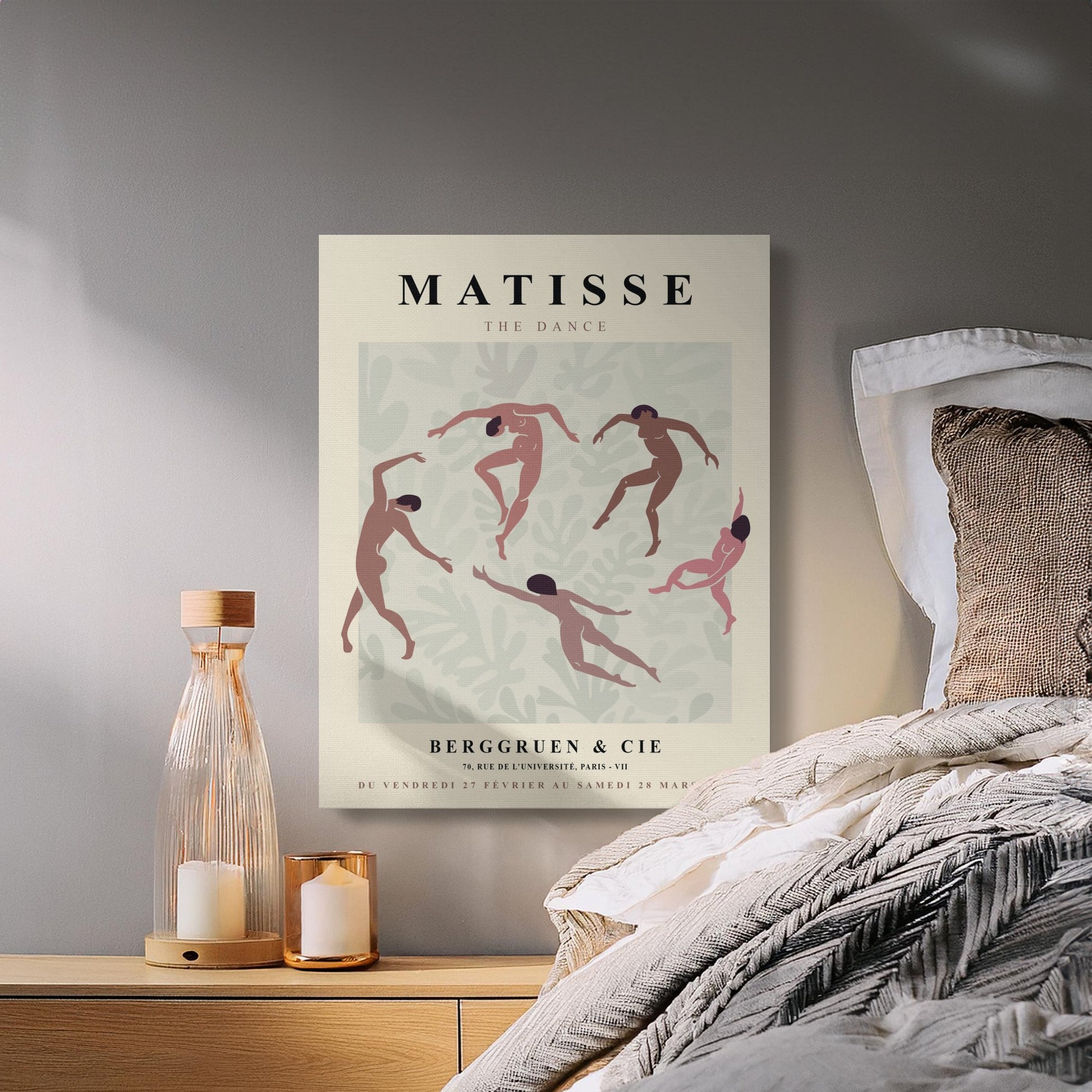 Premium Poster of Henri Matisse The Dance Eye-catching Canvas Wraps