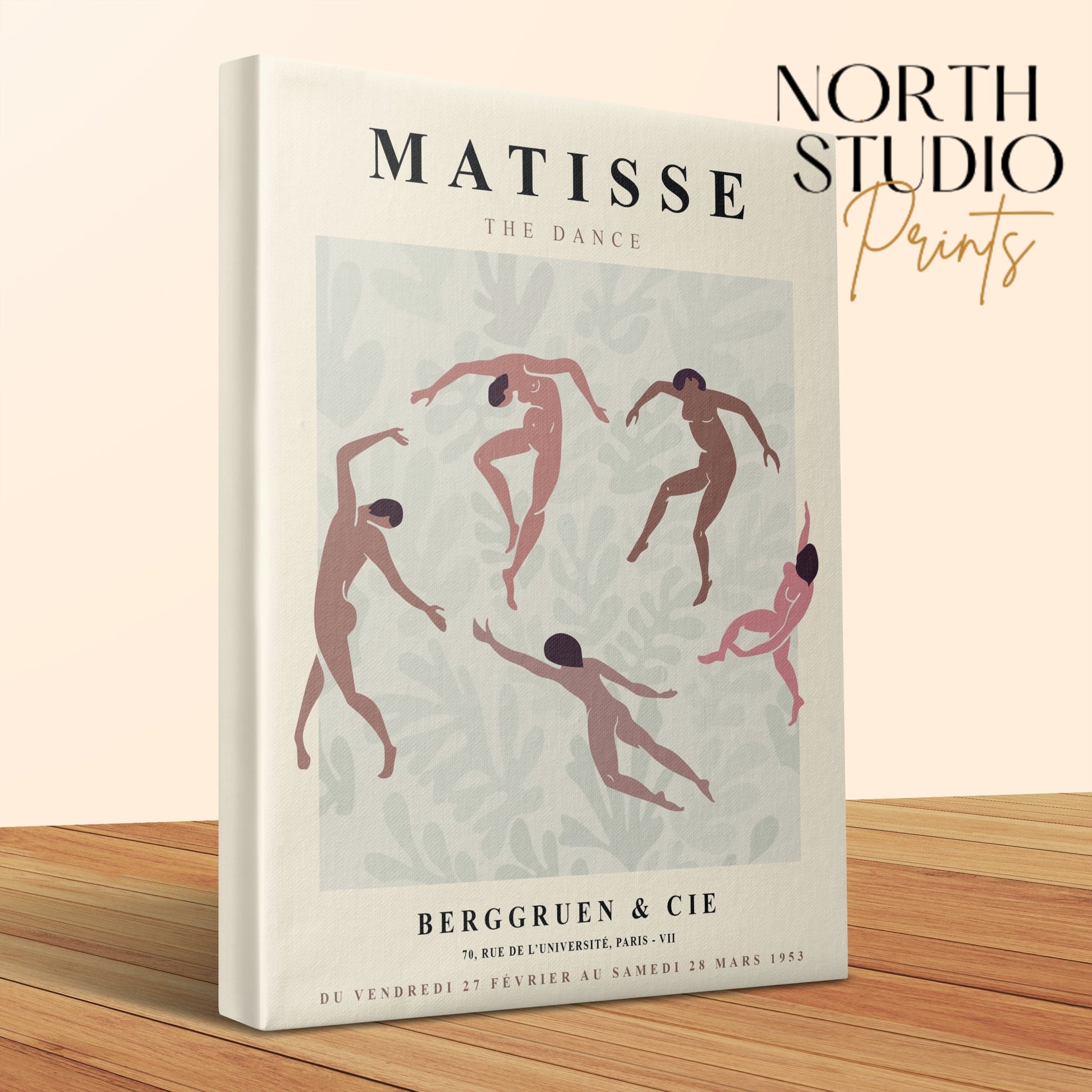 Premium Poster of Henri Matisse The Dance Eye-catching Canvas Wraps