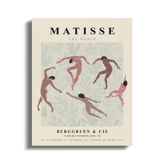 Premium Poster of Henri Matisse The Dance Eye-catching Canvas Wraps