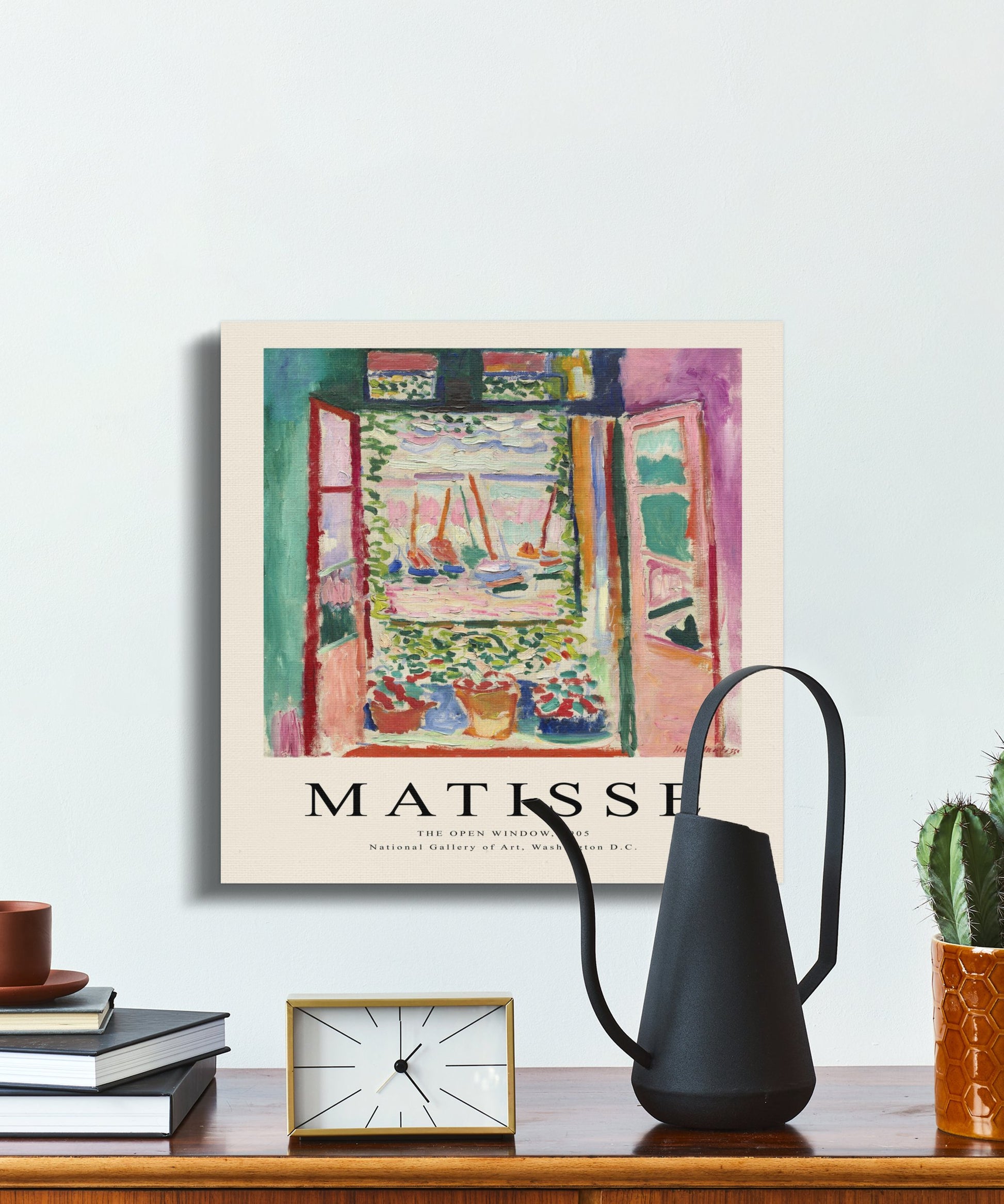 Premium Poster of Henri Matisse The Open Window Art Canvas Wraps