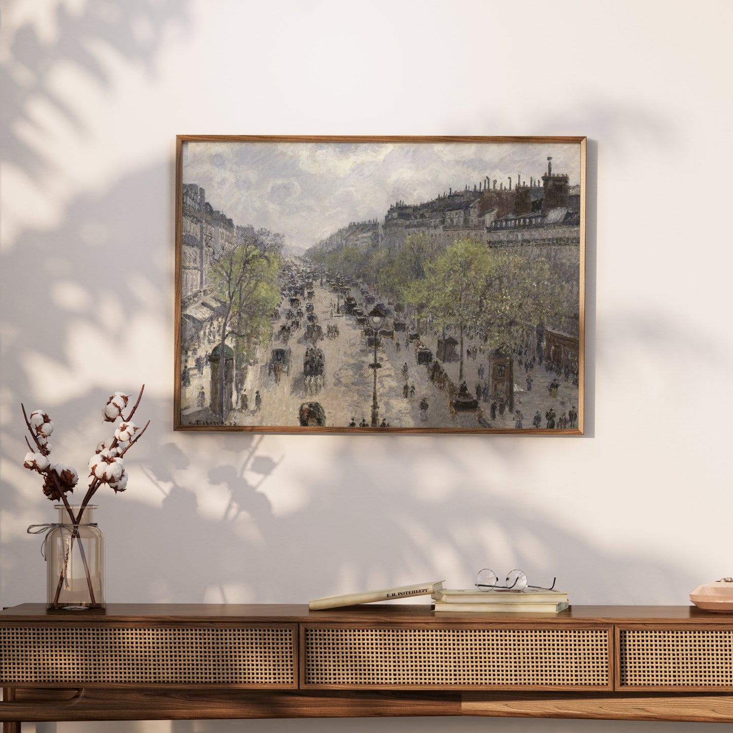 Premium Poster of Historic Cityscape Street Scene Art Print Posters