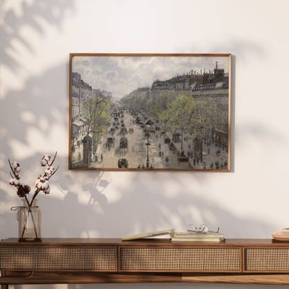 Premium Poster of Historic Cityscape Street Scene Art Print Posters