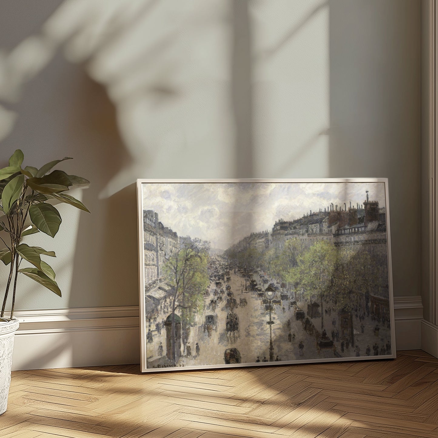 Premium Poster of Historic Cityscape Street Scene Art Print Posters