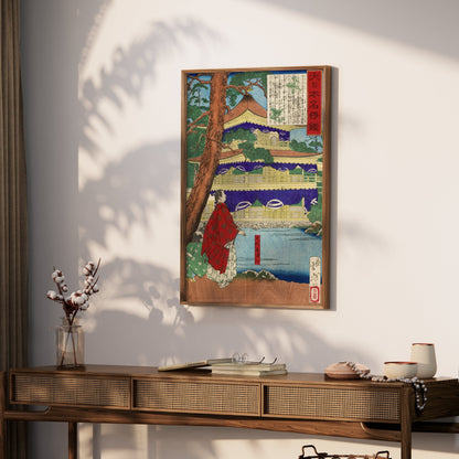 Premium Poster of Historic Japanese Temple Scenic View Art Posters