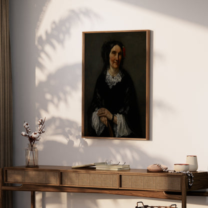 Premium Poster of Historical Portrait of a Woman with Red Hair Ornament Posters