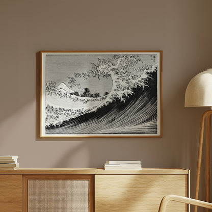 Premium Poster of Iconic Japanese Tsunami Design Wall Art Posters
