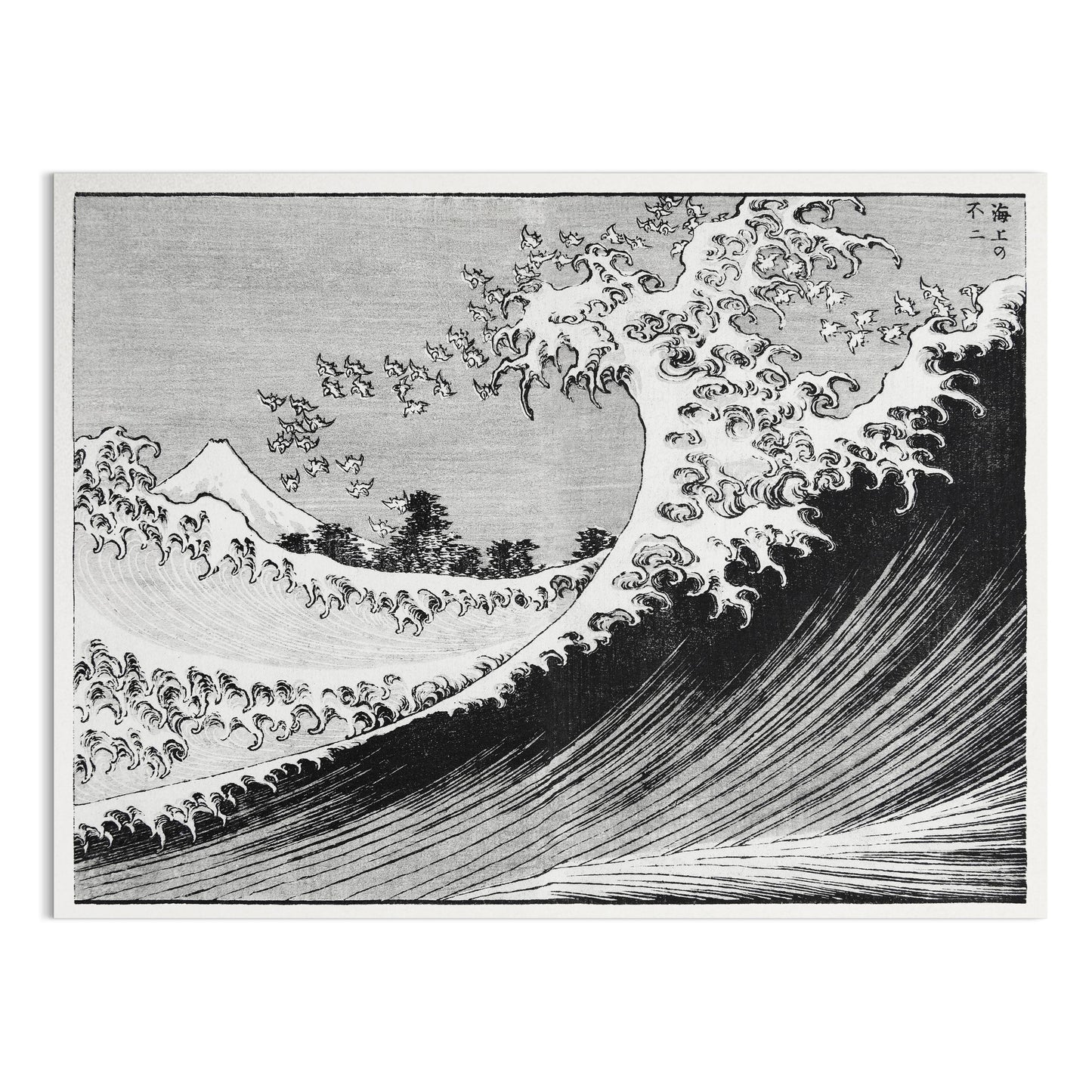 Premium Poster of Iconic Japanese Tsunami Design Wall Art Posters