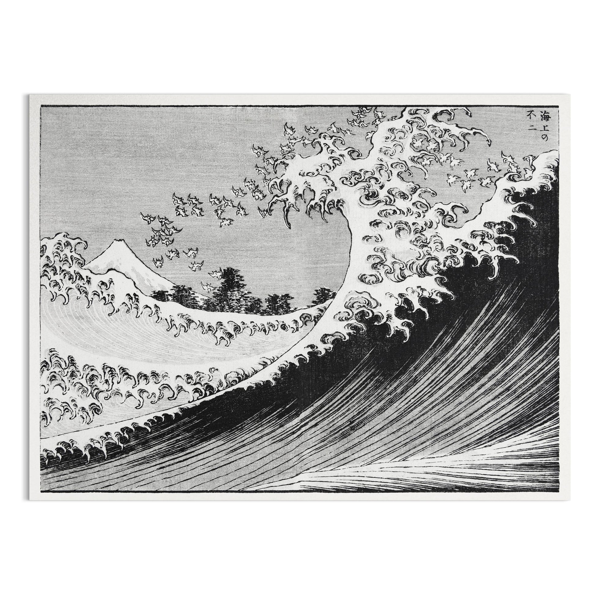 Premium Poster of Iconic Japanese Tsunami Design Wall Art Posters