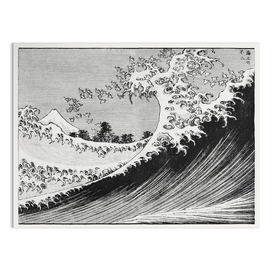 Premium Poster of Iconic Japanese Tsunami Design Wall Art Posters