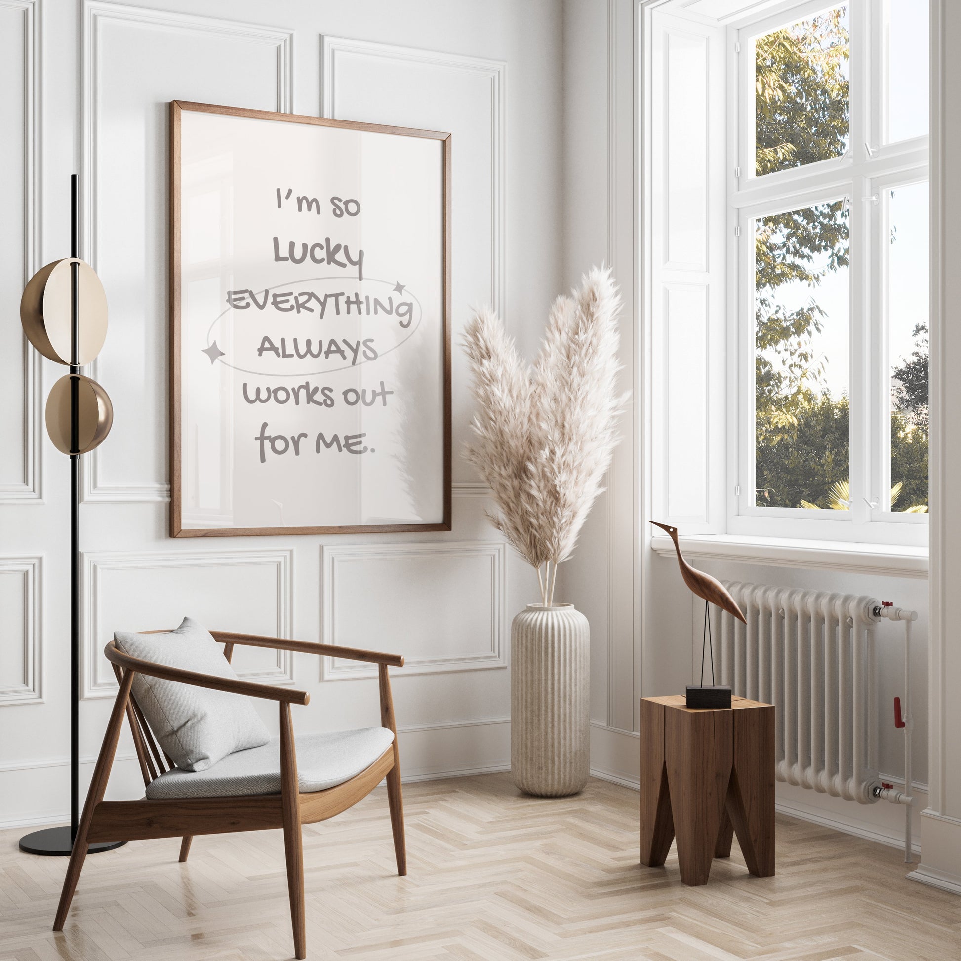 Premium Poster of I'm So Lucky Everything Always Works Out For Me Posters