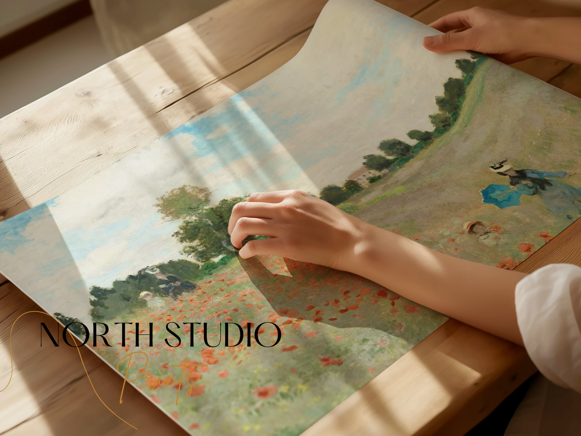 Premium Poster of Impressionist Art Beautiful Landscape Field Scene Posters