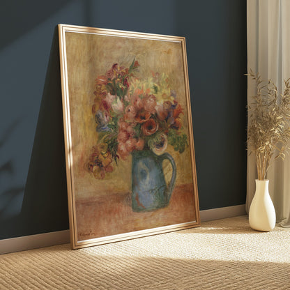Premium Poster of Impressionist Floral Bouquet Artwork Wall Art Posters