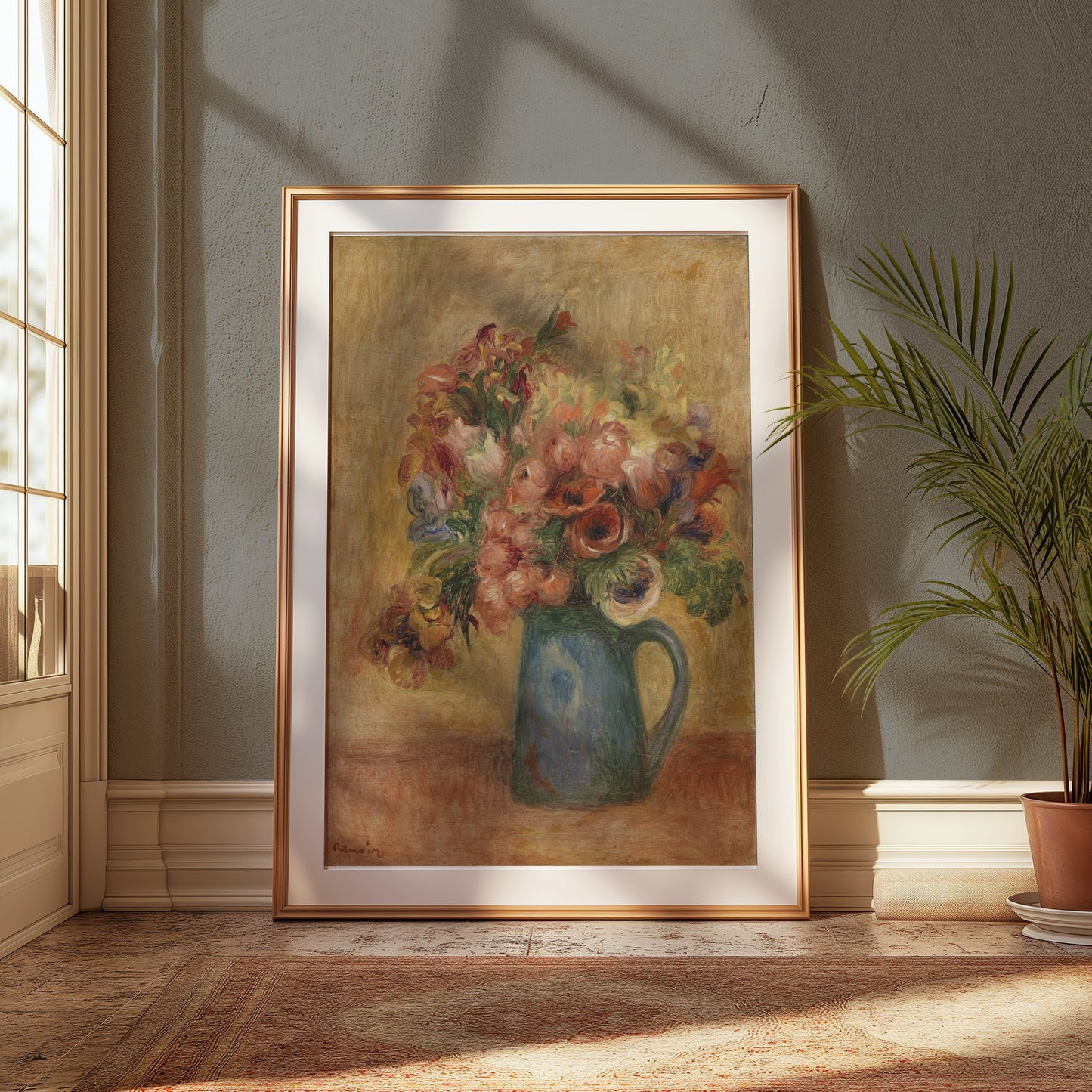 Premium Poster of Impressionist Floral Bouquet Artwork Wall Art Posters