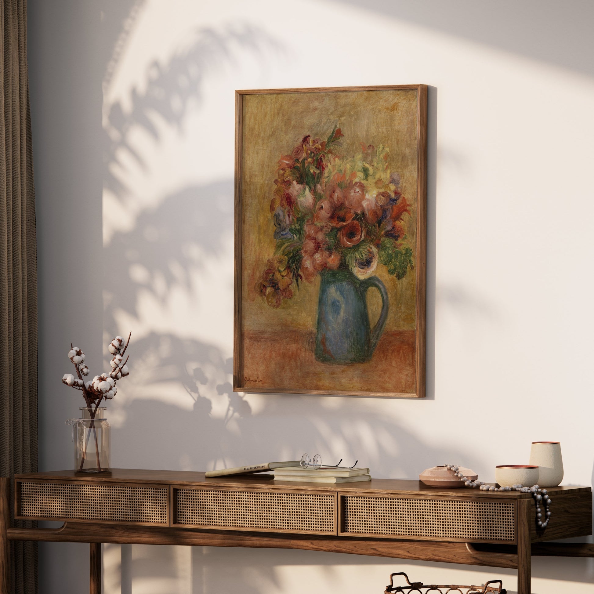 Premium Poster of Impressionist Floral Bouquet Artwork Wall Art Posters