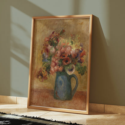 Premium Poster of Impressionist Floral Bouquet Artwork Wall Art Posters