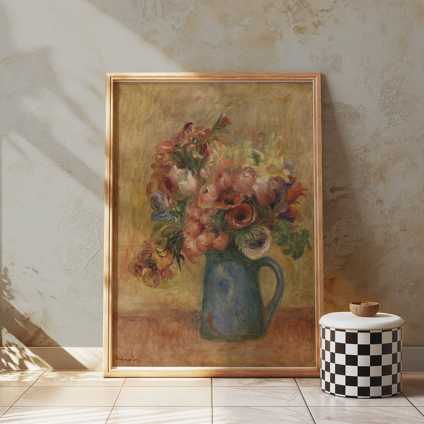 Premium Poster of Impressionist Floral Bouquet Artwork Wall Art Posters