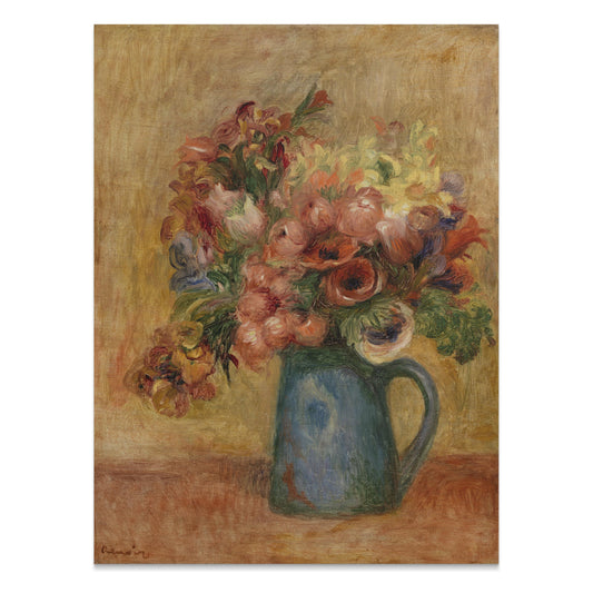 Premium Poster of Impressionist Floral Bouquet Artwork Wall Art Posters