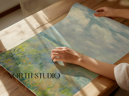 Premium Poster of Impressionist Landscape Art Print Premium Quality Posters