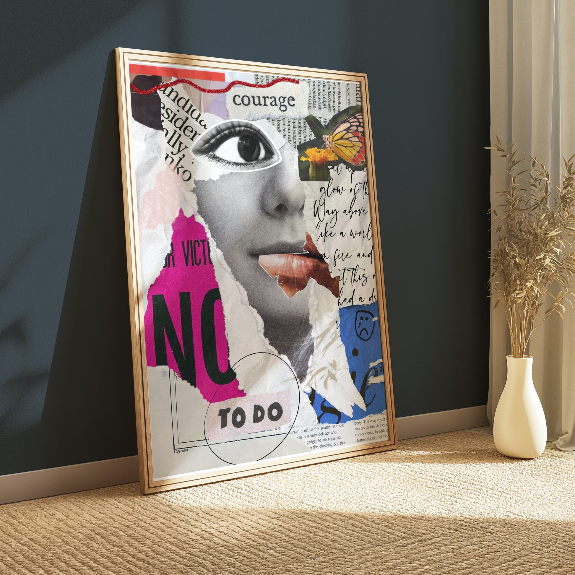 Premium Poster of Inspirational Collage Art Posters for Wall Decor